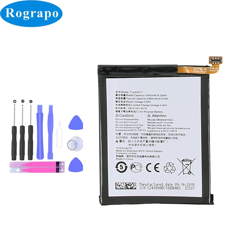 2460mAh Ersatz Batterie Für Alcatel 1X OT-5059 OT 5059D 5059A 5059Y 5059X 5059J praktisch Batterie Batterij Bateria