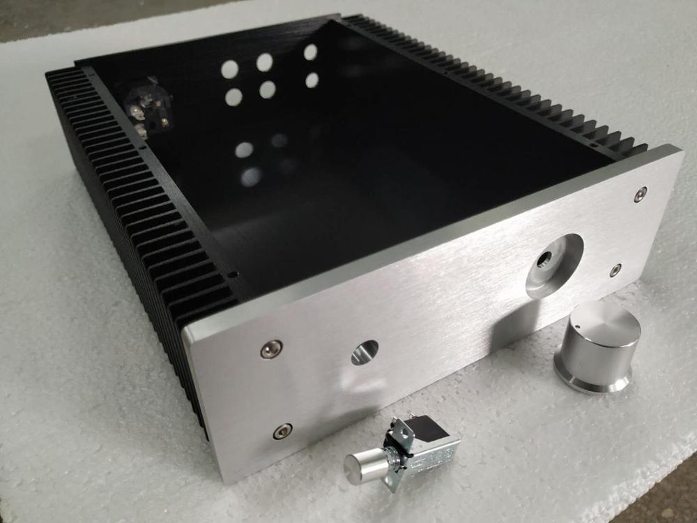 BRZHIFI BZ2107 series double radiator aluminum case for power amplifier