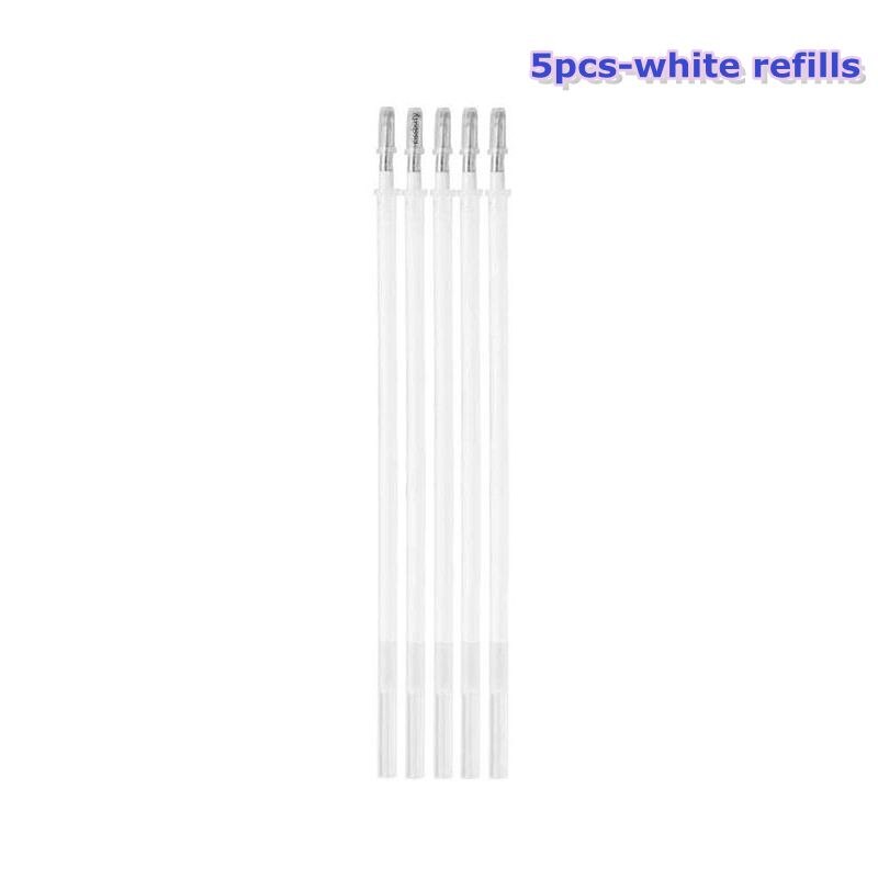 White Marker Pens Permanent Art Marker Graffiti Metalic 0.8mm Gold Silver White Gel Pen Comic Sketch Drawing Art Supplies: WHITE