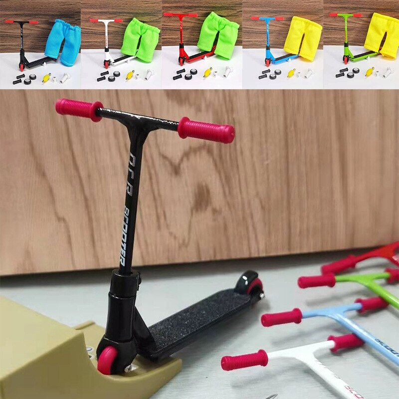 Mini Skateboard Finger Alloy Finger Scooter Scooter Model Finger Board Accessories Mini Skateboard Finger Toy
