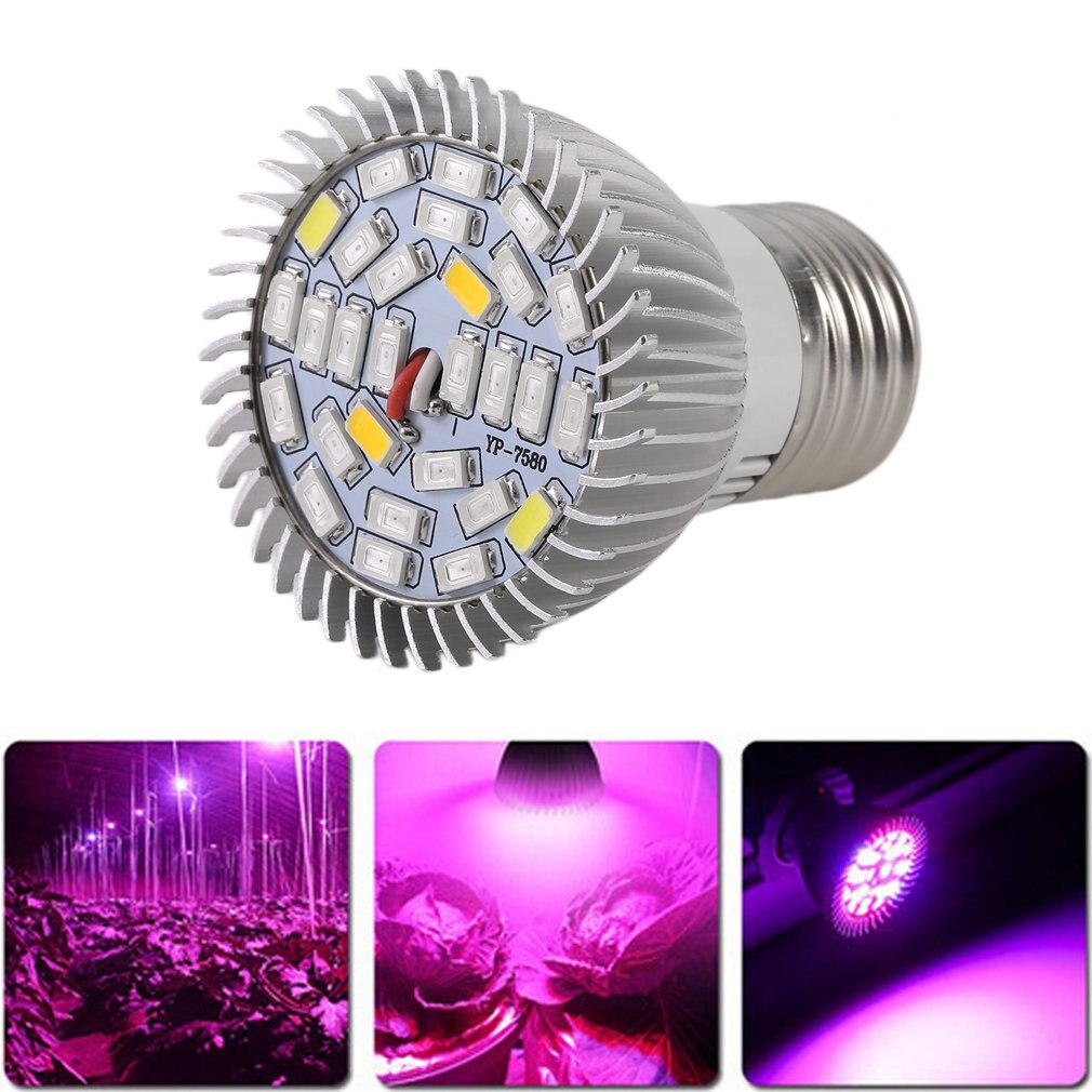 LED Grow Light 8W/10W 18LED/28LED E27 Spotlight Plant Lamp Bulb Flower Greenhouse System Grow Box AC85-265V