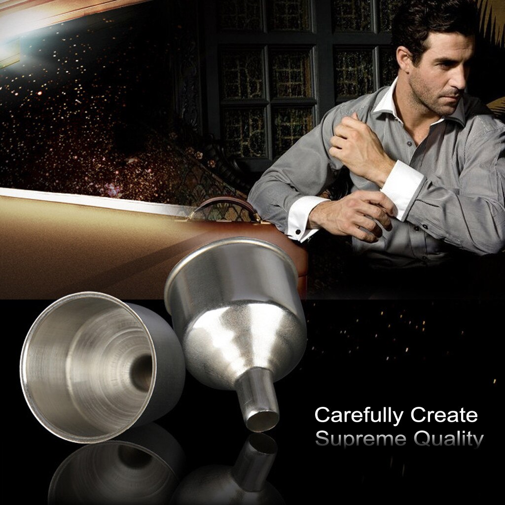 Small Mouth Mini Stainless Steel Bar Wine Flask Funnel for Filling Hip Flask Beer Liquid Bar Kitchen Tools Transferring Liquid