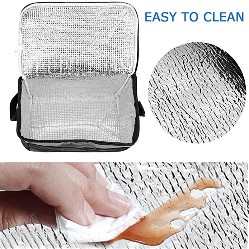 Cooling Bag Lunch Box Foldable Car Ice Pack Picnic Large Takeaway Insulation Package Thermo Bag Refrigerator Freezer for Camping