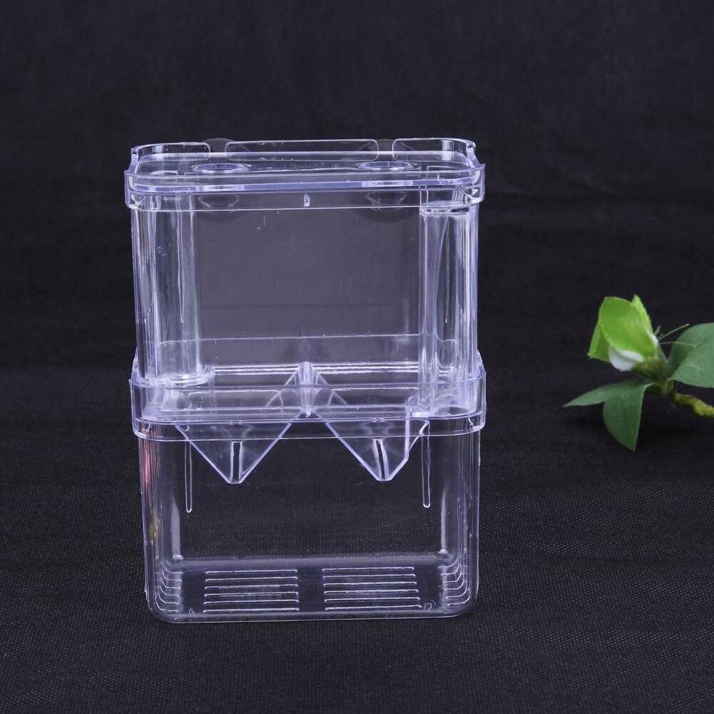 Multi-Function Double Layer Fish Tank Acrylic Fish Breeding Isolation Box Dual Layer Incubator for Fish Tank Aquarium
