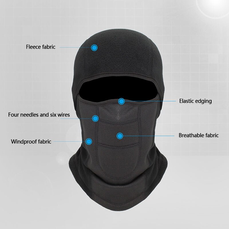 ROCKBROS Cagoule pour vélo ROCKBROS, masque facial confortable, couvre-tête resp ROCKBROS Cagoule pour vélo ROCKBROS, masque facial confortable, couvre-tête resp
