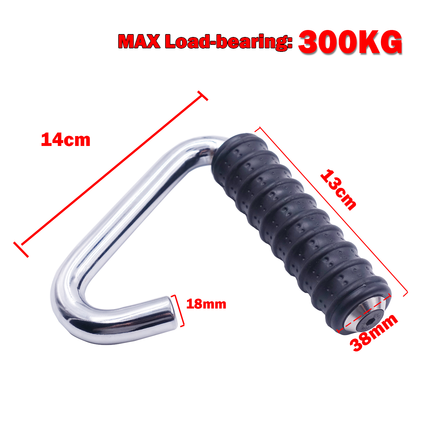 Heavy Duty Pull Up Training Metal Handles for Gym Home Strength Workout Weightlifting Resistance Bands Handle Fitness Equipment