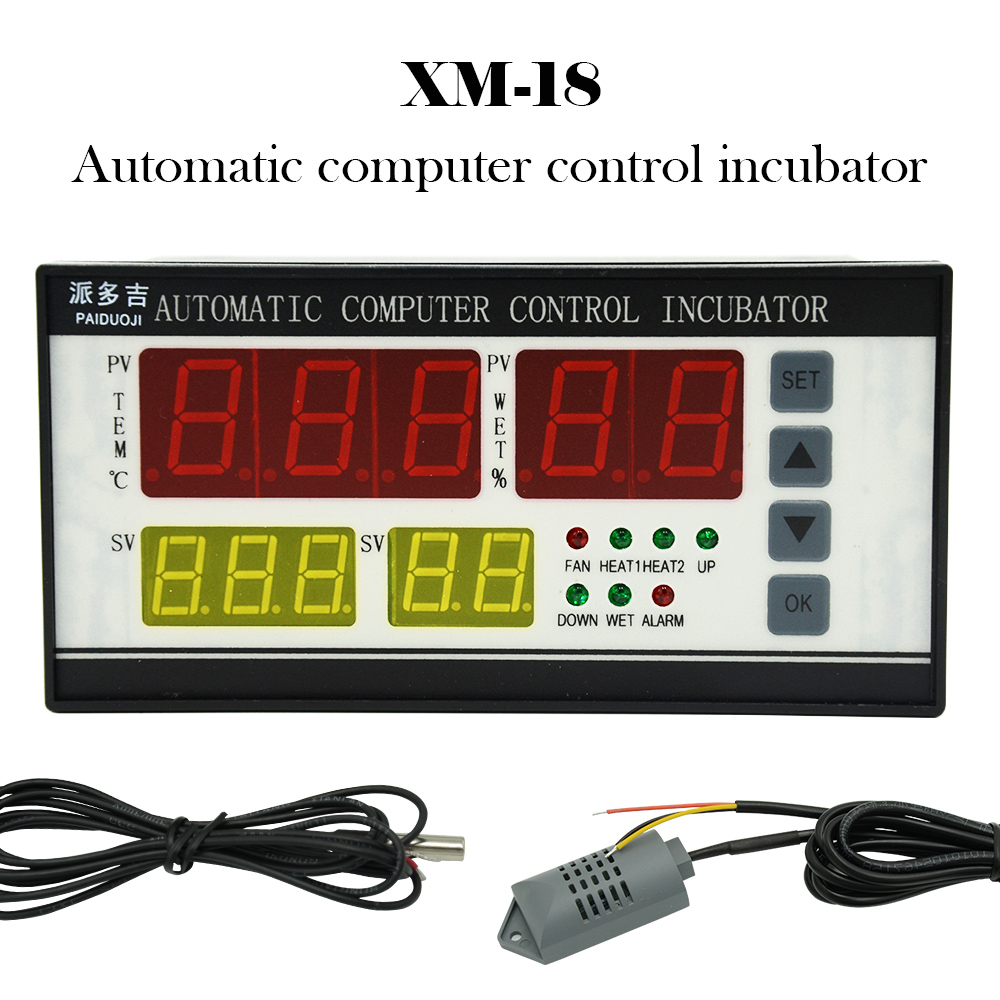Digital temperature and humidity xm-18 incubator controller