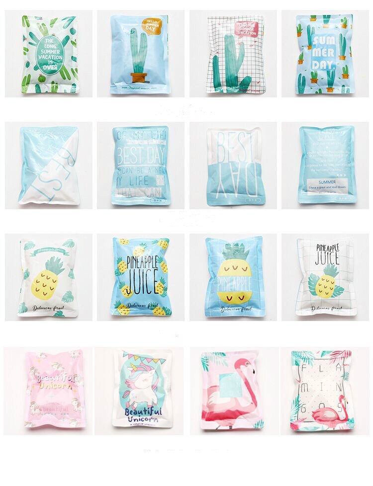 Ice bag ice pack cute portable summer summer cooling cold compress repeatedly use children fever travel Random Color: Default Title