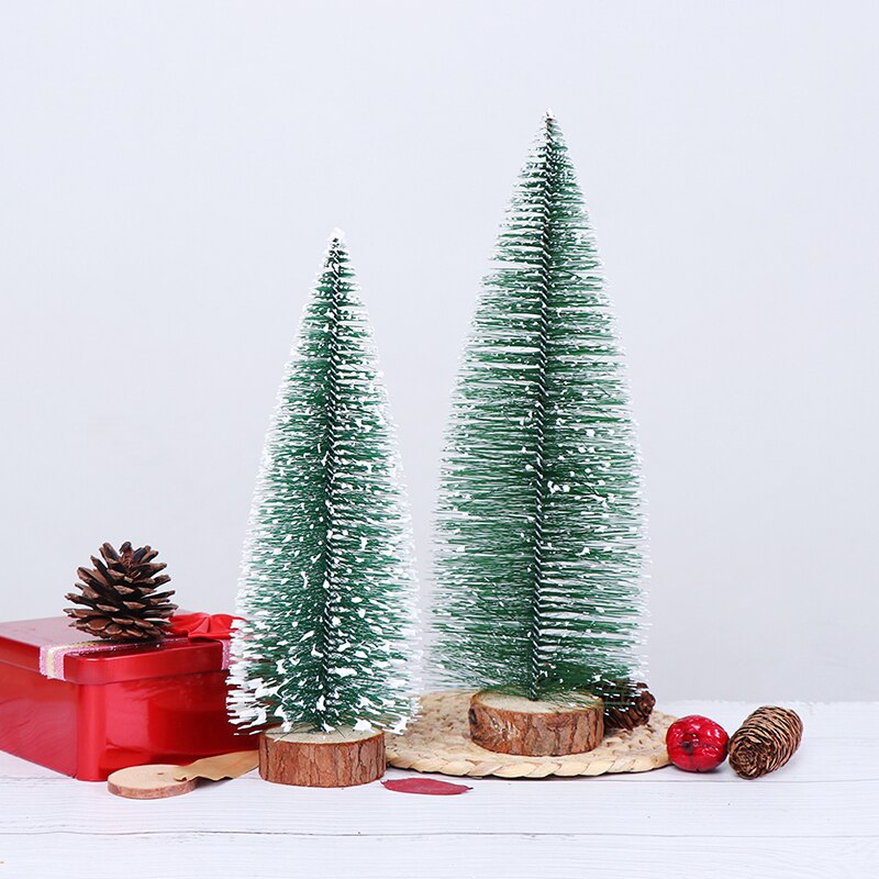 Hermosa mesa árbol de Navidad decoración Festival miniatura Navidad Pino árbol pequeño árbol de Navidad