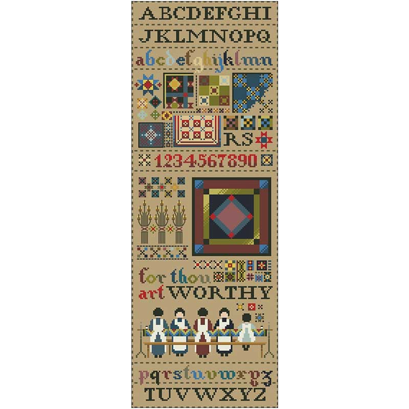 Sewing Amish Quilt patterns Counted Cross Stitch 11CT 14CT DIY Chinese Cross Stitch Kit Embroidery Needlework Sets