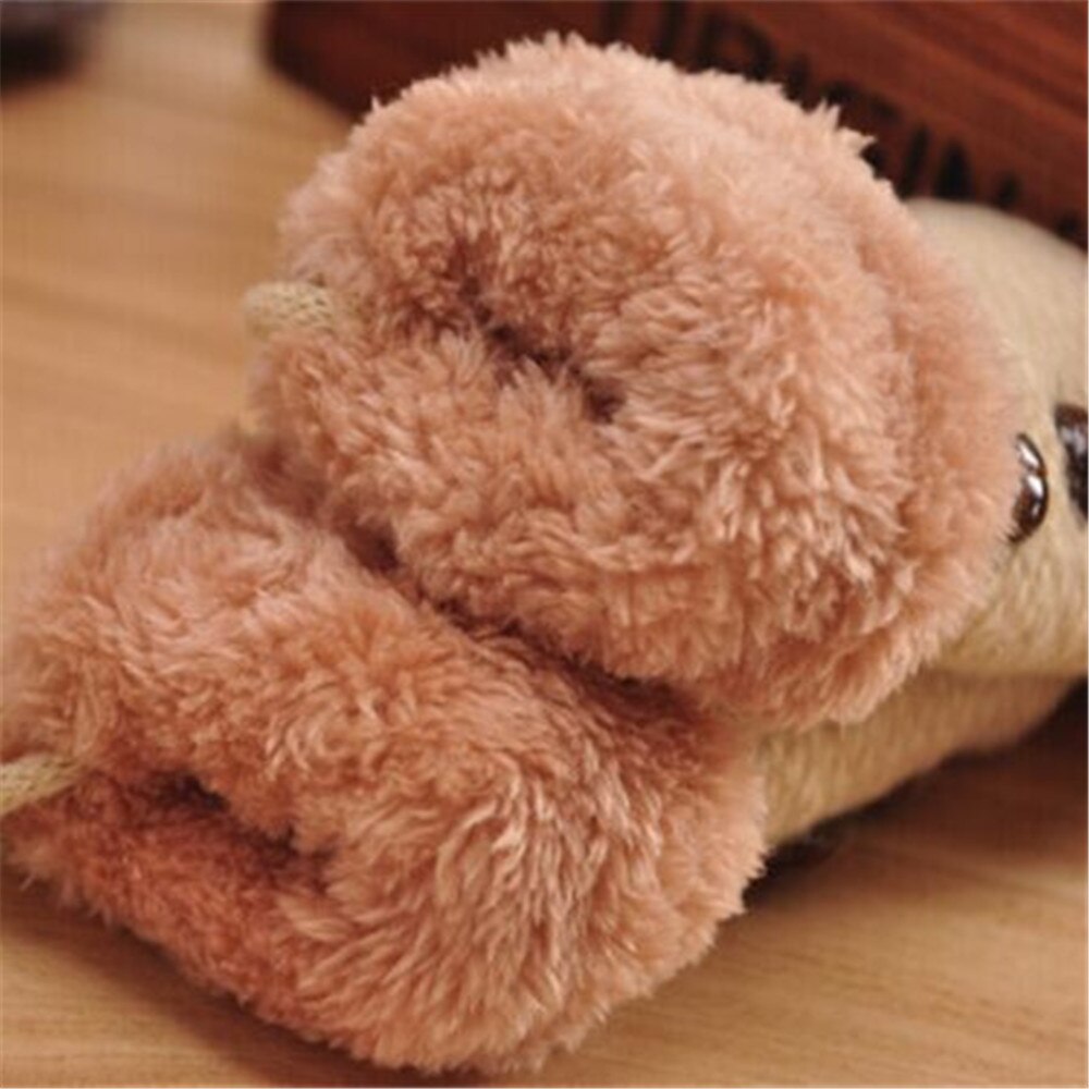 Inverno bebê meninos meninas luvas de dedo cheio crianças luvas de corda de algodão quente crianças tricô botão sólido mittens