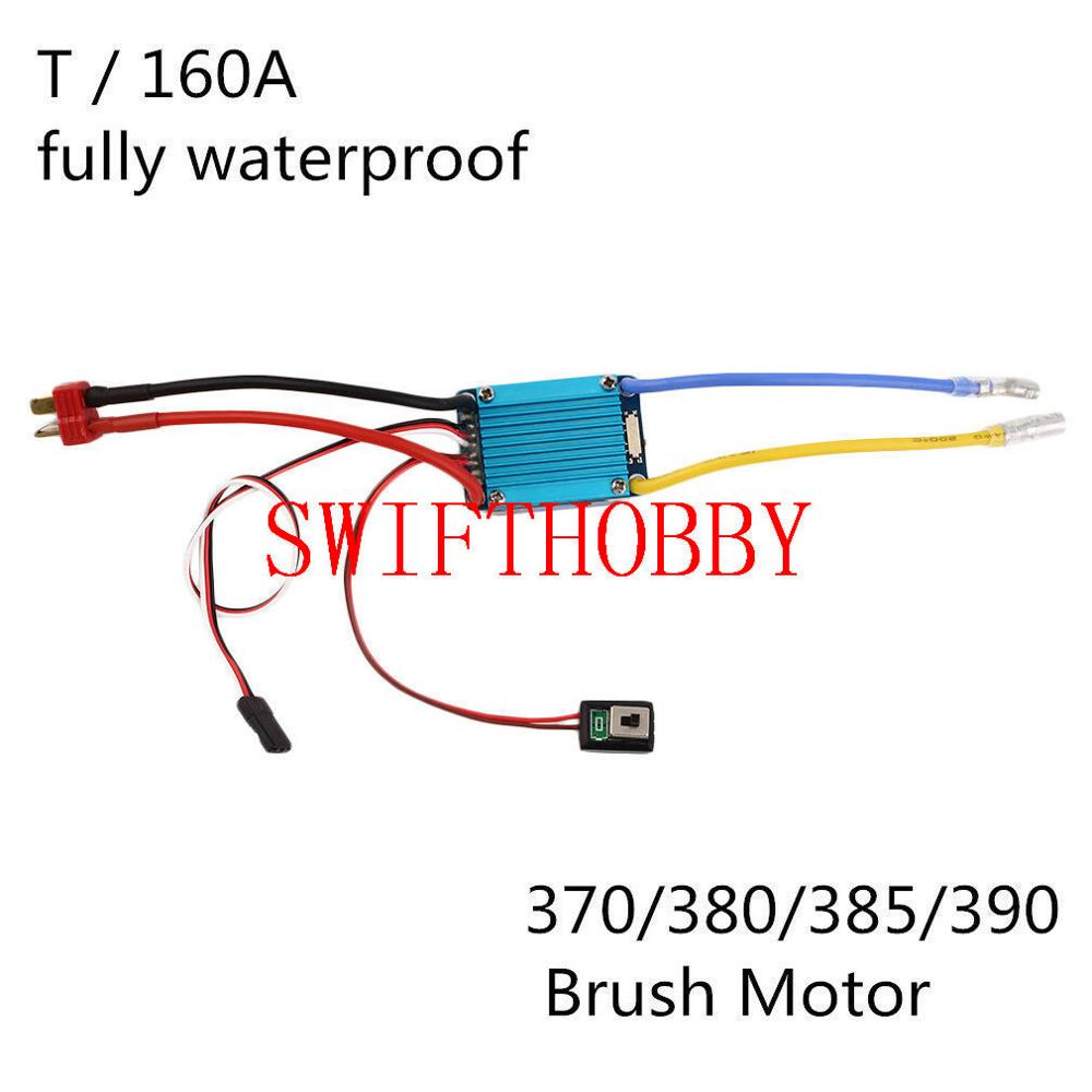 160A 3 S Brushed Speed Controller ESC Voor 370 380 390 Motor Rc Boot Hobby