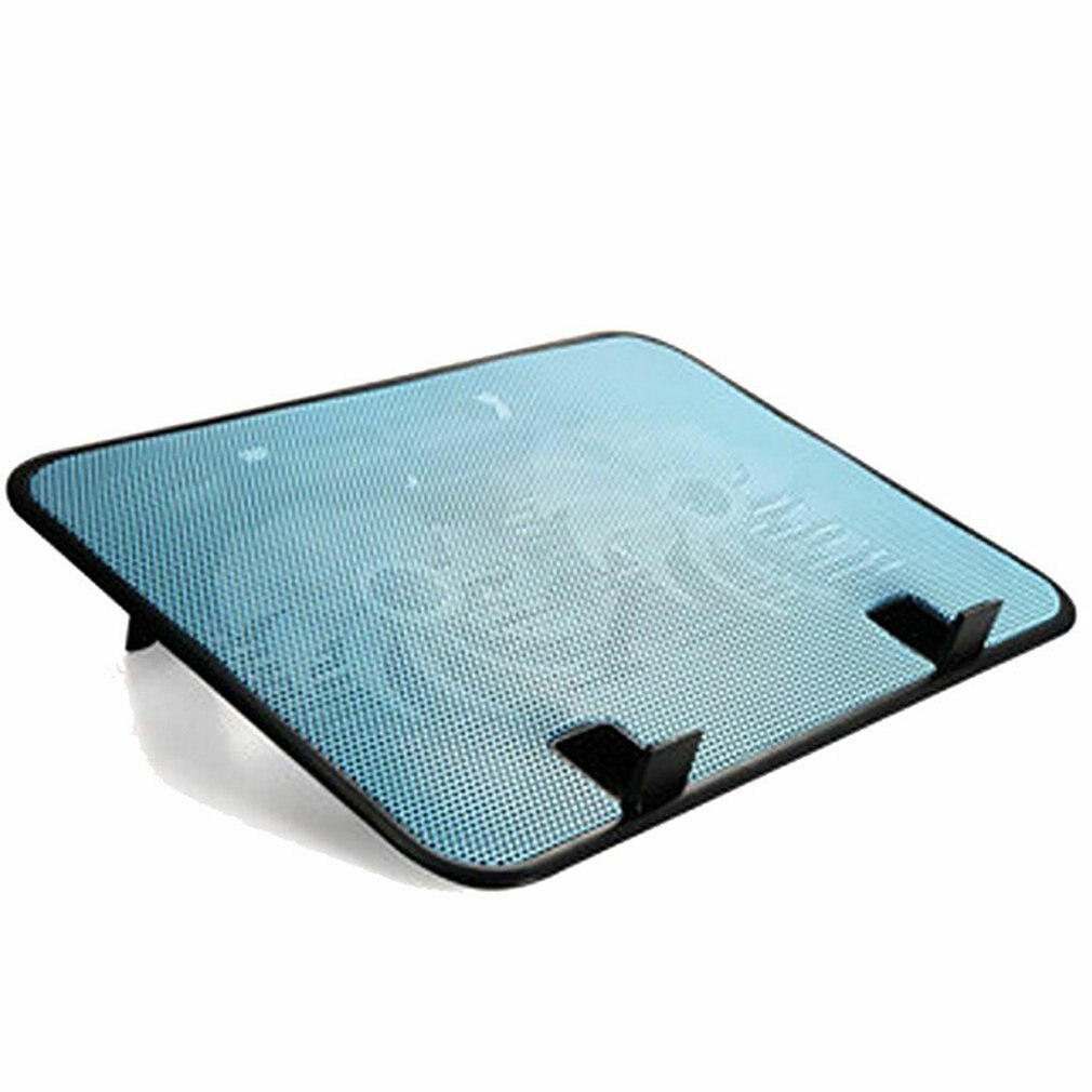 Notebook Cooler Cooling Fan Computer Notebook Bracket Cooling Base Abs Engineering Material + Metal Mesh: 14 inch blue