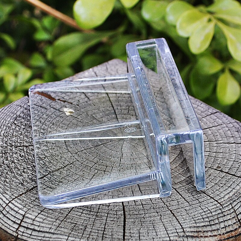 20Pcs Aquarium Glas Bescherming Hoek Aquarium Tank Glas Cover Acryl Clip Sterke Ondersteuning Houder 5Mm 6Mm 8mm 12Mm Glas