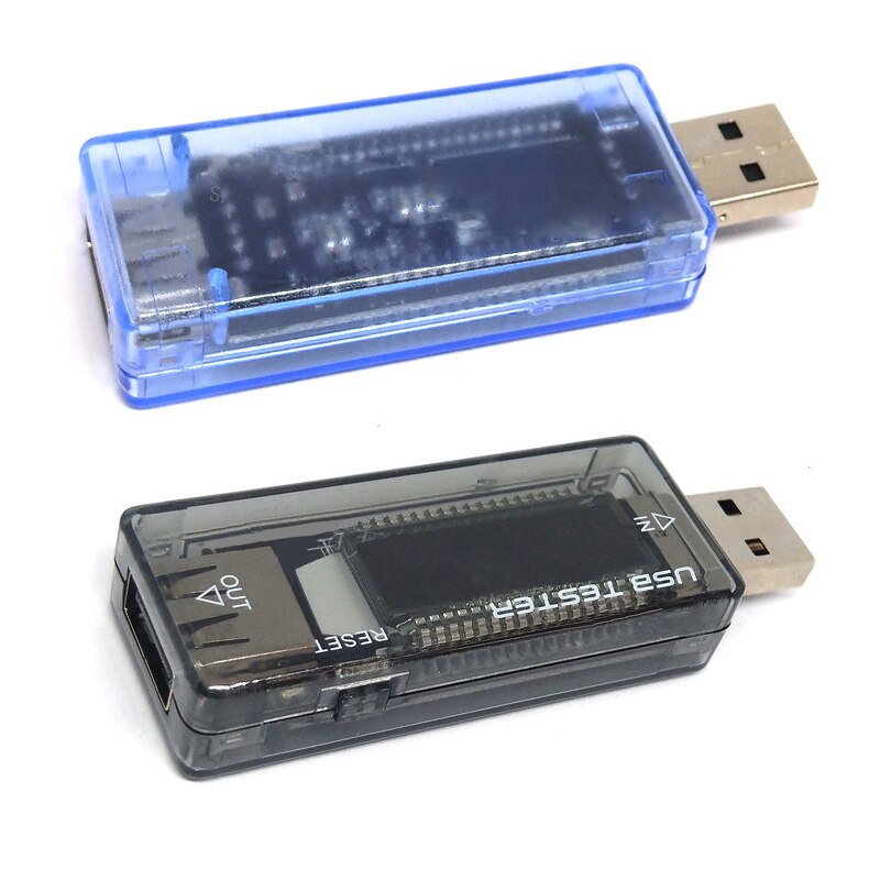 Lcd usb detektor usb volt strøm spænding læge oplader kapacitet tester meter voltmeter amperemeter strømbank stik