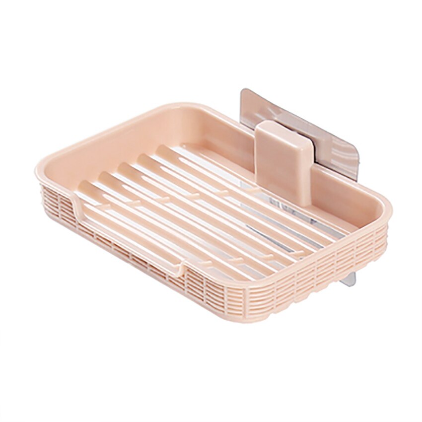 Plastikowa mydelniczka pudełko robić przechowywania pojemnik na mydło naczynia ociekaczem wanna mydelniczka łazienka Organizer uchwyt gąbki płyta taca drenażu