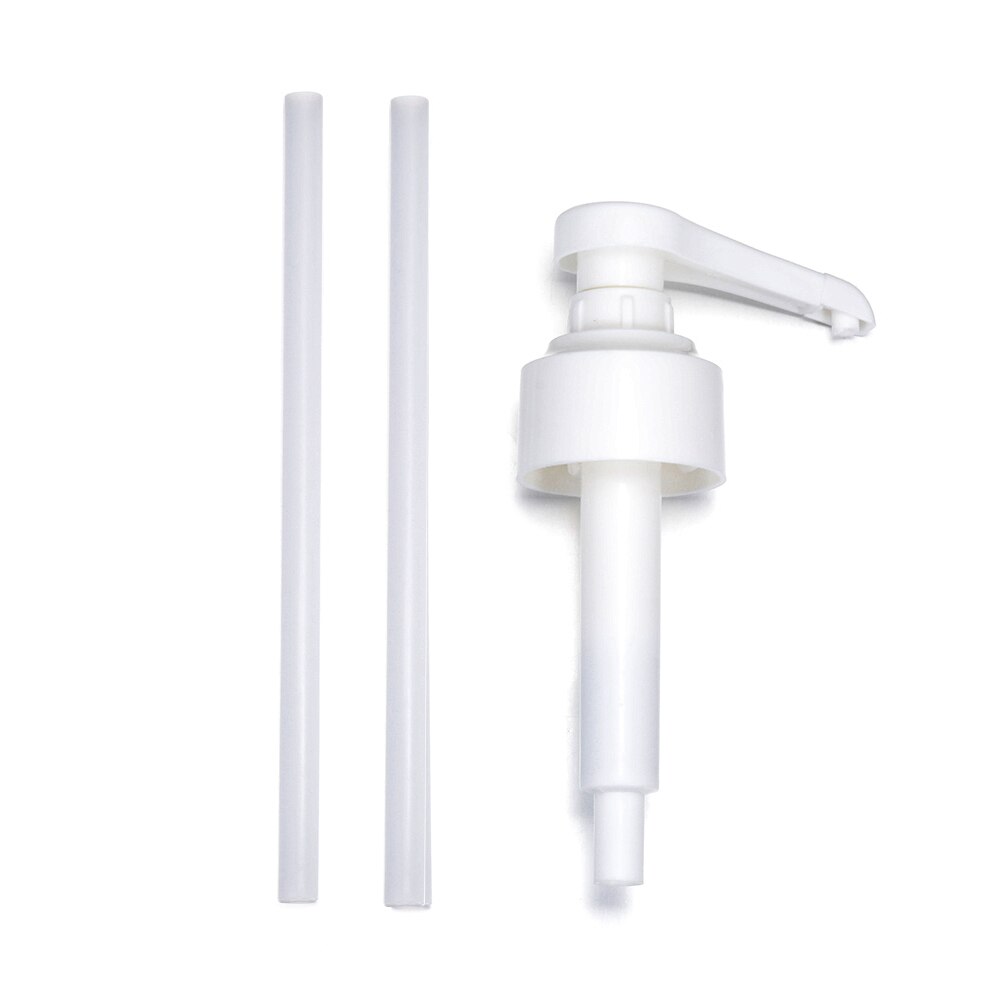 1Pc Koffie Dispenser Siroop Pomp Black Liquid Dispenser Voor Monin Siroop Sap Fles Dispenser Pomp: white