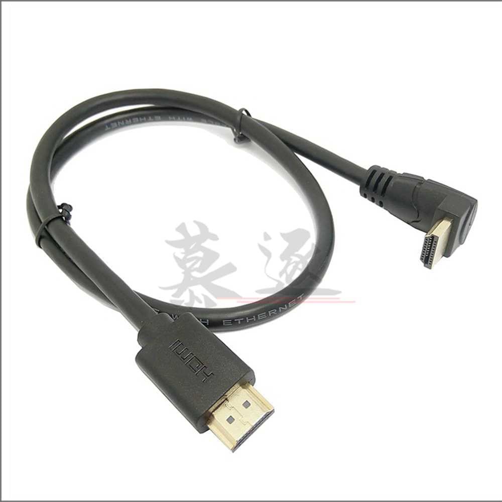 4K*2K 60HZ HDMI Up & Down & Left & Right Angled 90 degree Male 2.0 A Male to HDMI v2.0 HD extension Cable HDMI 2.0v angle cab