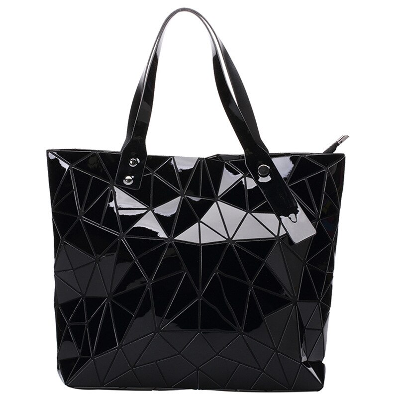 sac a main Bao Tassen Voor Vrouwen Fashoin Top-Handvat Tassen Hologram Schoudertas Tote Kleine Keten crossbody Tassen bolso mujer: black