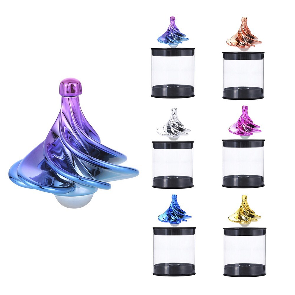 Gyroscope pneumatique pour enfants, jouet de décompression, de noël, souffle de vent coloré, jeu d'intérieur