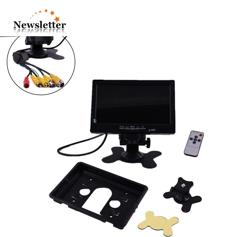7 inch TFT lcd monitor with AV VGA input monitor