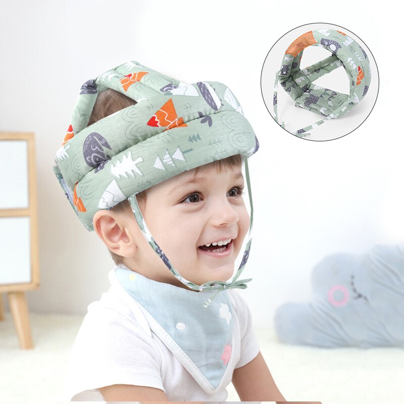 Berretto per bambino cappello protettivo anticollisione casco di sicurezza per bambini protezione per la testa regolabile copricapo capretto protezione anticaduta berretto da passeggio