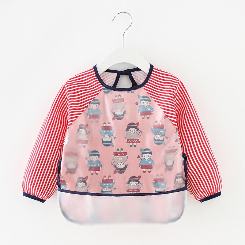niemowlę Fartuch Bandana Bebes śliniaczki niemowlę śliniaczki wodoodporny dziecko jedzenie odzież dzieci's długo rękawy karmienie bluza śliniaczek: 7