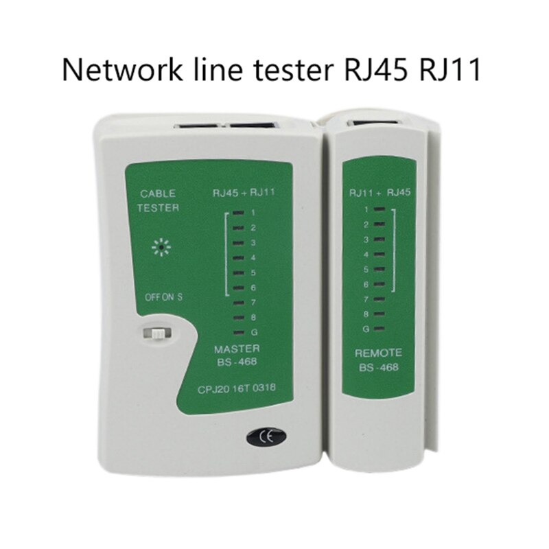 11Pcs Network Cable Tester Kit Network Maintenance Repair Tool Crimping Pliers Portable LAN RJ45 RJ11 Tool Set