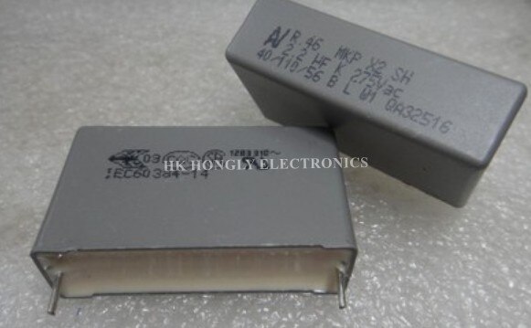 Condensateur à Film r. 46 R46 MKP X2 SH 2.2UF 4.7UF 6.8UF 10UF K M 275VAC 300VAC P = 37.5mm, 5 pièces