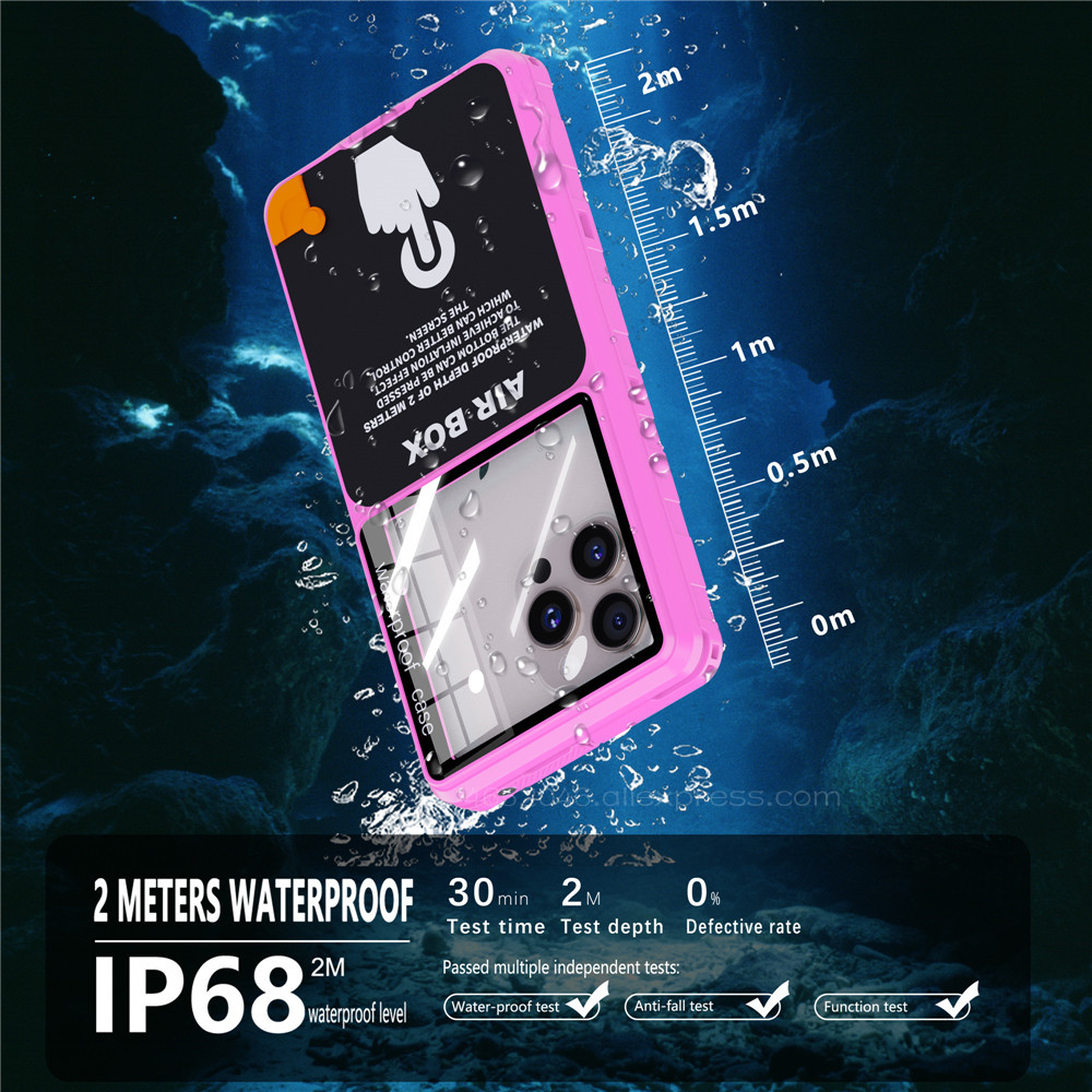 IP68 Waterproof Case for Samsung S10 S20 S21 S22 S23 S24 S25 Ultra A56 A36 A26 A16 A55 A35 A15 A54 A34 A14 A13 A53 Diving Cases