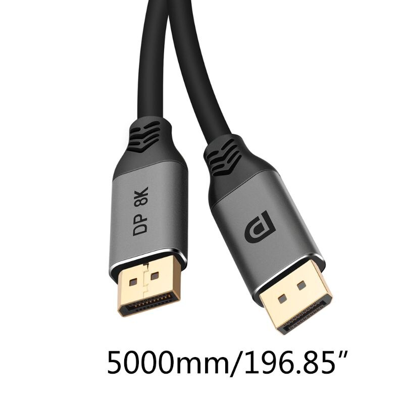 DisplayPort 1.4 Cable 8K 4K HDR 60Hz 144Hz Display Port Adapter For Video PC Laptop TV DP 1.4 DisplayPort Cable: D