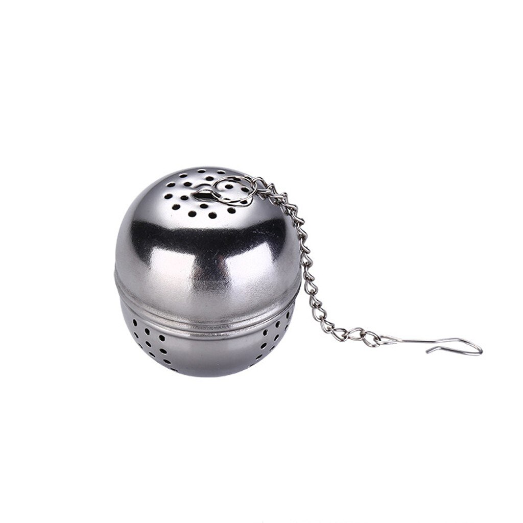 Tea Infusers Stainless Steel Ball Loose Sphere Tea Leaf Strainer Coffee Herbal Spice Filter Diffuser Handle Tea Ball
