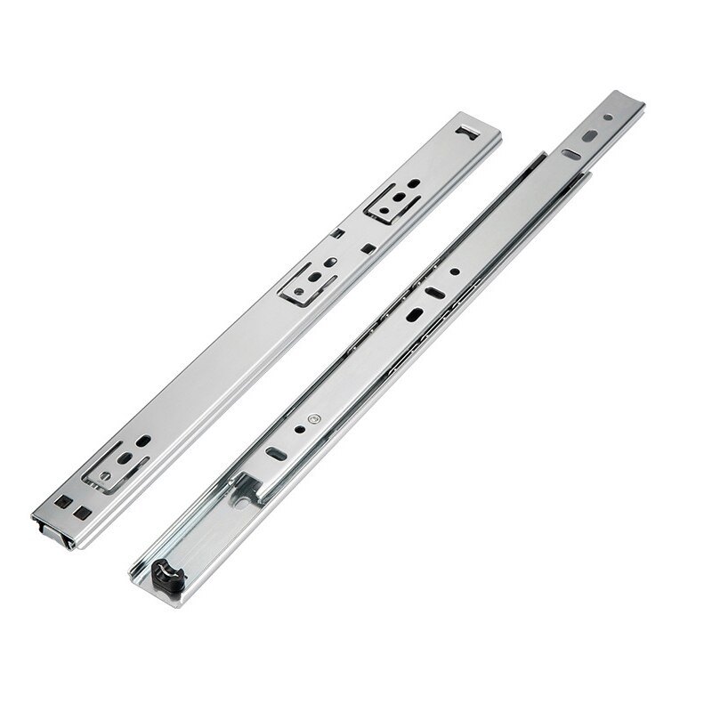 1/2 pcs Multi-size Metal Slideway Smoothly Slideway for Drawer Cabinet Slide Rail Furniture Hardware Accessories