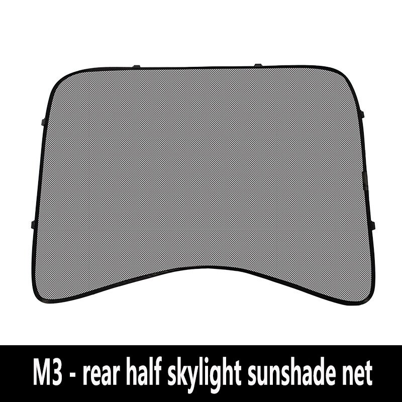 Til solcreme til tesla model 3 tag med enkelt lag belagt med solskærm af sølvstof foran og bageste soltag dobbelt varmeskærm: Singleton