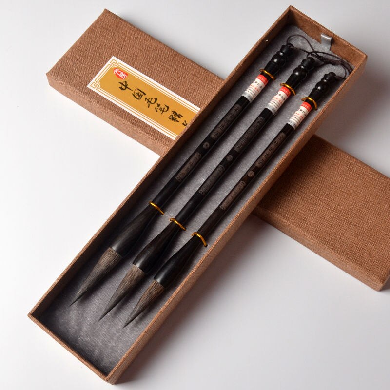 Calligraphy Writing Brush Pen Set Regular Office Cursive Script Calligraphy Chinese Traditional Painting Landscape Drawing Brush