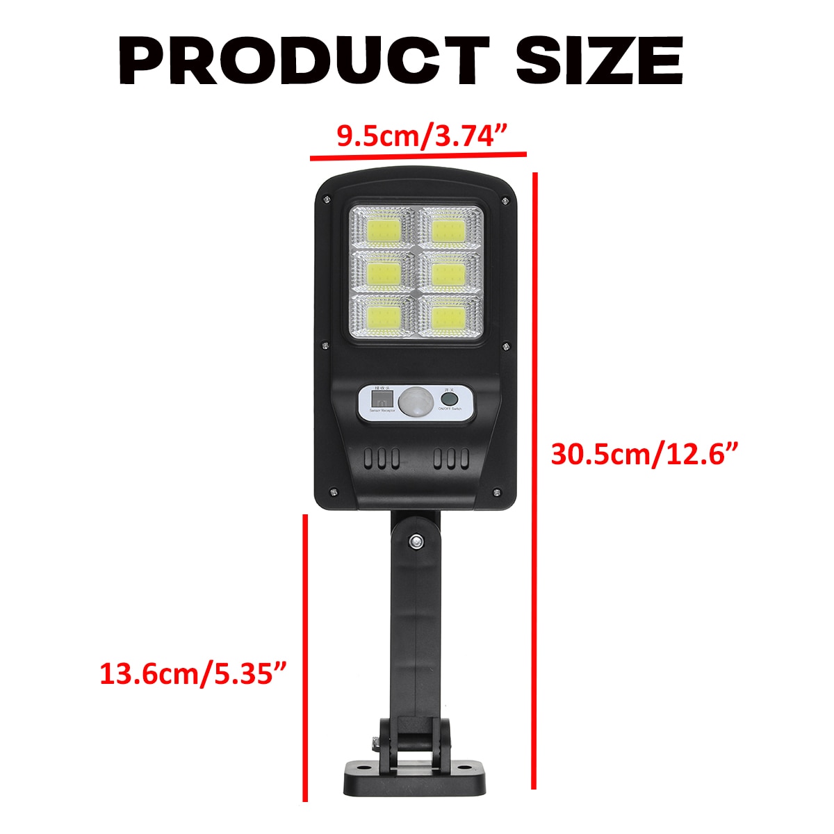 800W Solar Street Lights COB Led Light Waterproof PIR Motion Sensor Outdoor Wall Light Security Light Solar Lamp Garden Lighting