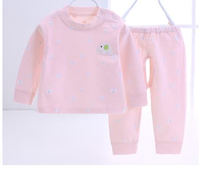 Baby forårs bomuldsundertøj: Lilla / 6m