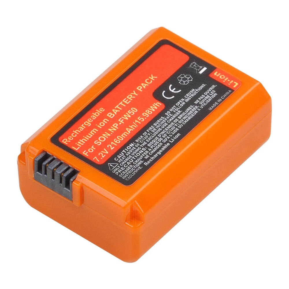 Np -fw50 npfw 50 np fw50 batteri + led dubbel laddare för sony alpha  a7 a7ii a7r a7 rii  a6000 a6300 a6400 a6500 rx10 rx10ii: 1 batteri