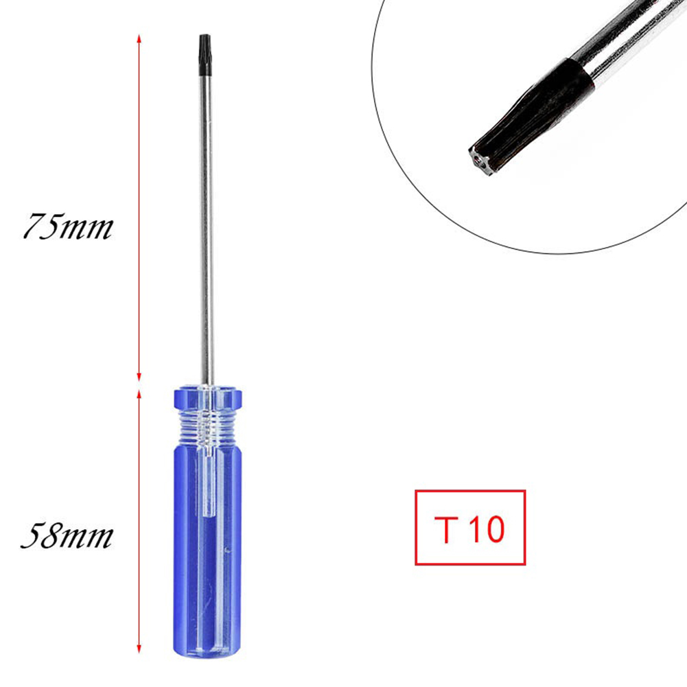 Kit de herramientas de reparación de destornilladores Torx T6 T8 T9 T10 para Macbook, portátil, HDD, PS5, PS4, PS3, Xbox One y Xbox 360 Reparación de controladores: Grey