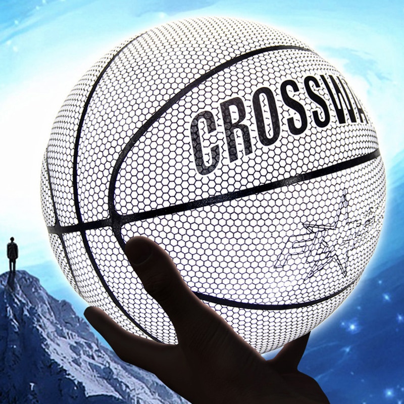 Ball 7#  street basketball nattlys reflektortrening konkurrere basket ball tiktok pu lær innendørs utendørs baloncesto basquete