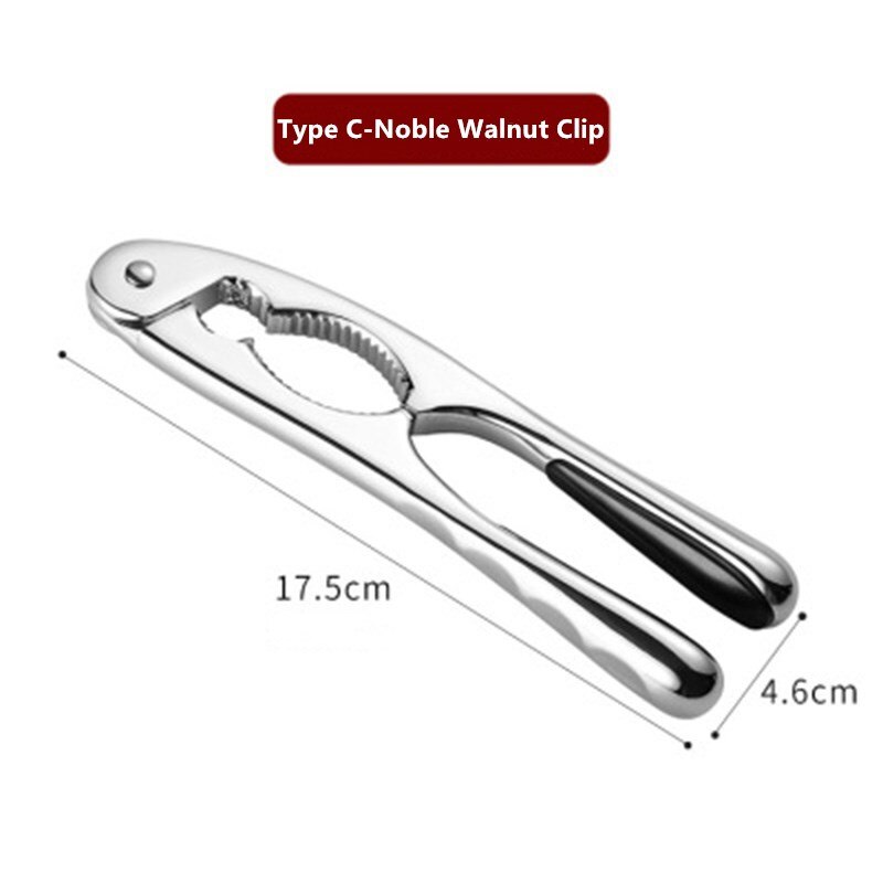Zinc Alloy Walnut Clip Funnel Walnut Clip Nut Clamp Hazelnut Clamp Crab Claw Clamp Sheller Nutcracker Shell Clip Plier Tools: C