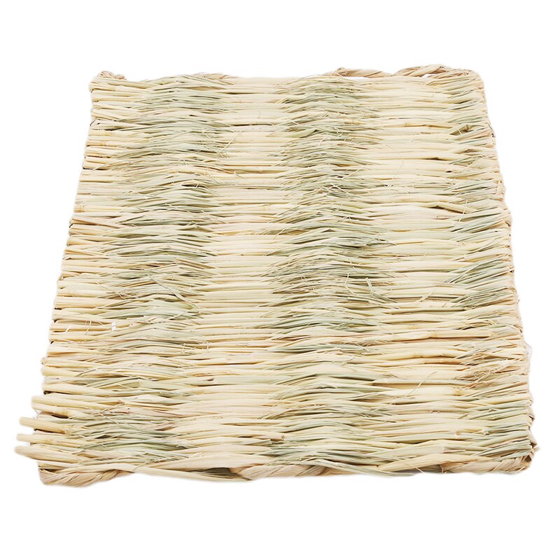 Kanin græs tyggemåtte små dyr hamster marsvin bur seng hus pude: 40 x 28 x 1cm