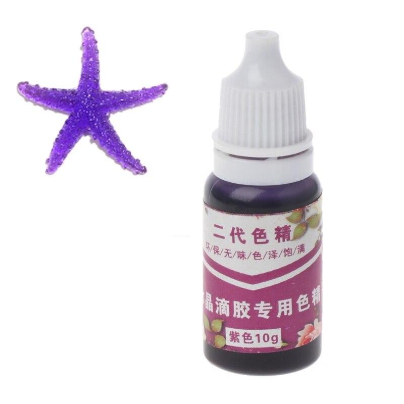 UV Resin Ultraviolet Curing Resin Liquid Pigment Dye Handmade Art Craft 15 Color