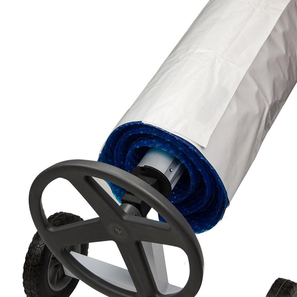 Swimming Pool Cover Durable Plastic Solar Blanket Reel Protective Cover Waterproof Sun-screen With Protection