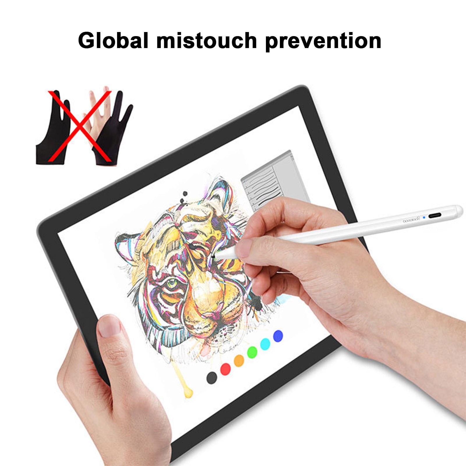 K10 Touch Screen Pen Handwritten Capacitive Screen Pen Smart Pencil for iPad for iPad Mini for iPad Pro for iPad