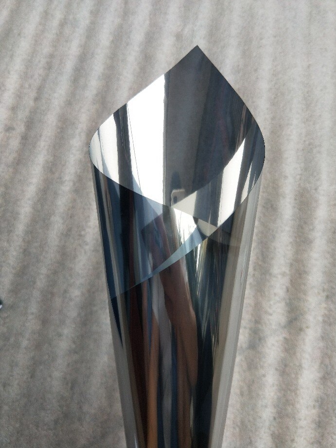 Kleurrijke Sticker Vinyl One Way Vision Mirrored Effect Window Tint Film Stickers: 1