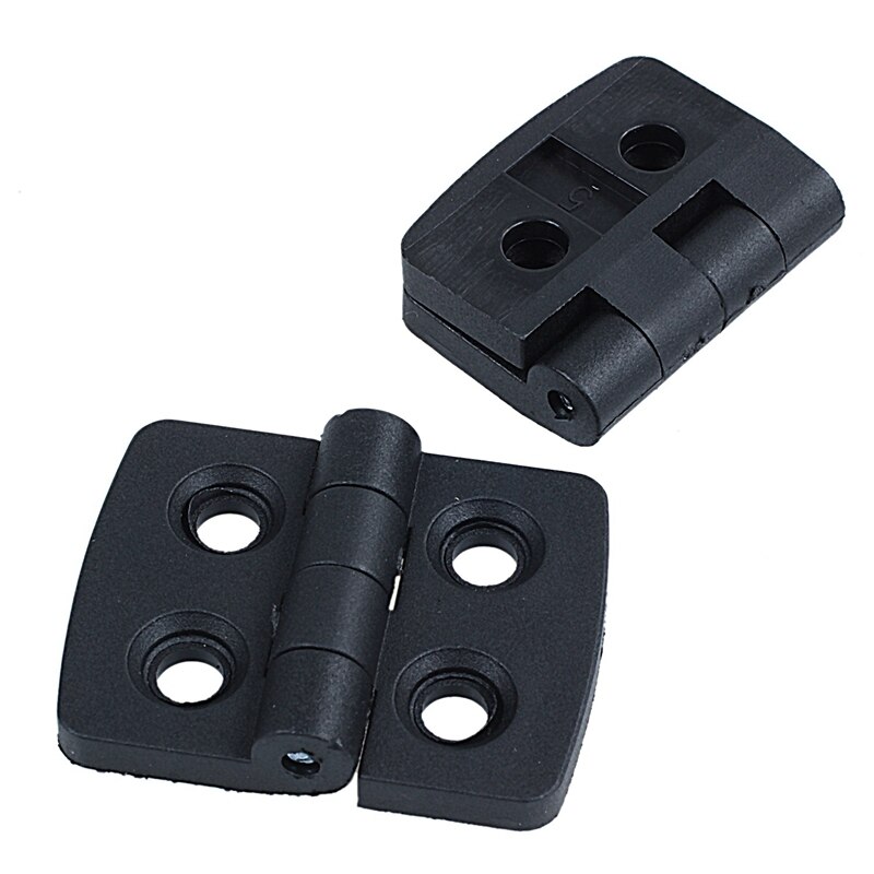 ! Charnières de porte renforcées en plastique noir, 14 pièces, 40 Mm X 30Mm et 40X40 Mm