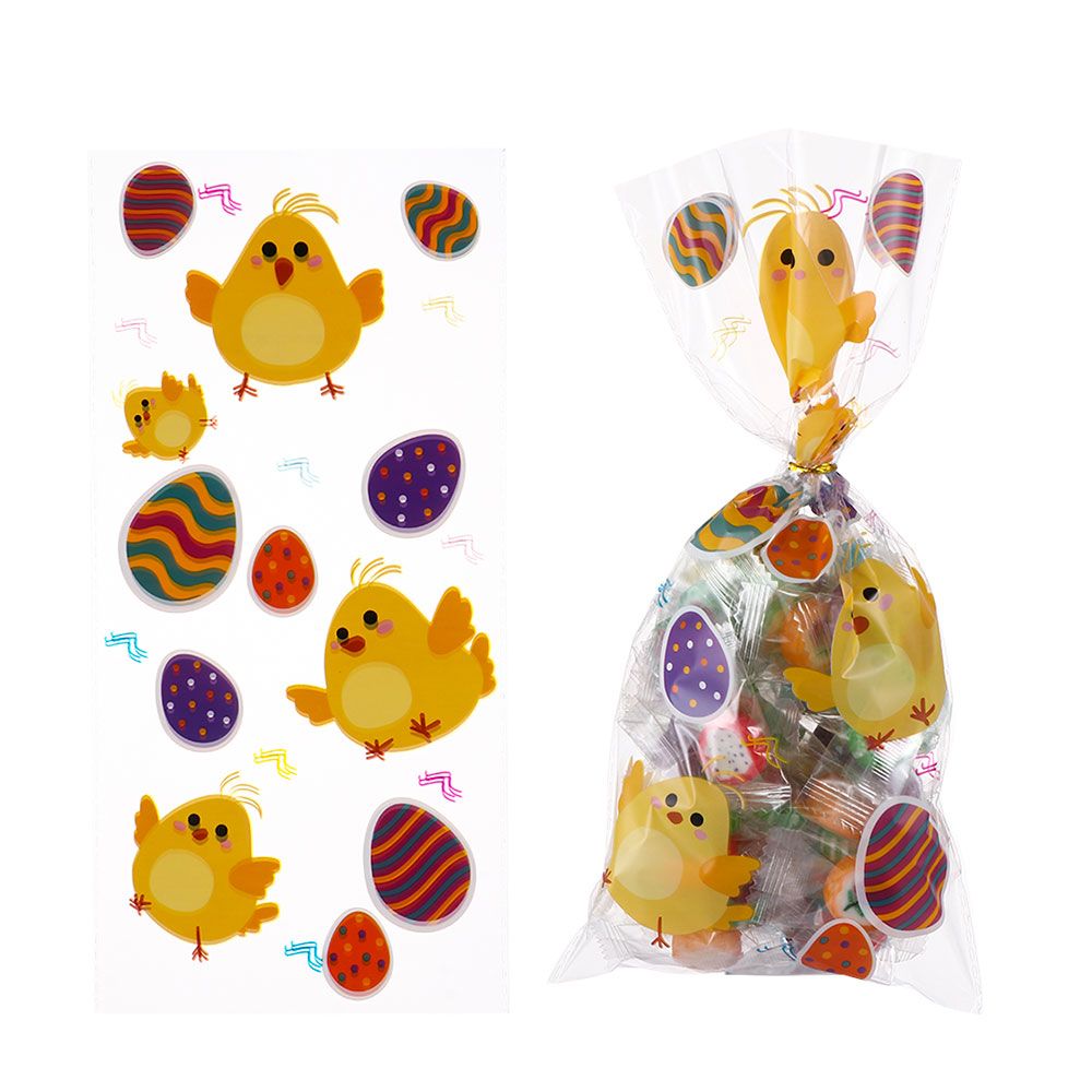 Jaar Woondecoratie Paaseieren Konijn Biscuit Zakken Pasen Snoep Zakken Gelukkig Pasen Snoep Behandelt Zak: 4