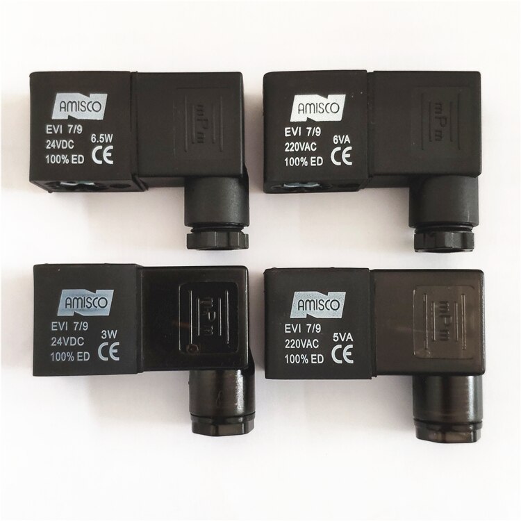 EVI 7/9 AC220V 6VA DC24V 6.5W AC220V 5VA DC24V 3W AC220V 5.5VA DC24V 4.8W AMISCO Coil,Solenoid Valve Winding,