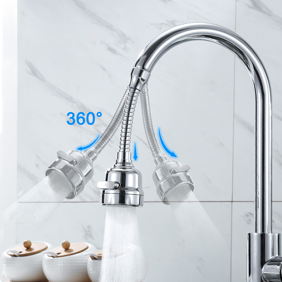 Kitchen Sink Faucet Sprayer Kitchen Tap 360° Rotatable Anti-Splash Sink Sprayer Facuet Nozzle Head Water Saving Faucet Aerator